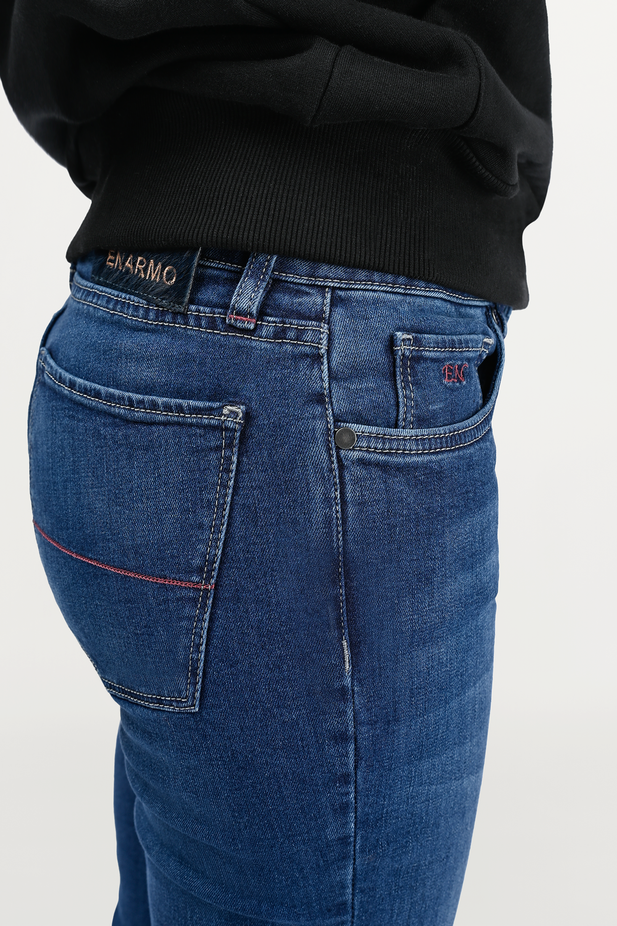 Sabiha - Skinny Mid Blue Jeans